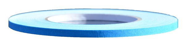 Fluorescent Blue 1/4 Inch Wide Gaffer Tape - Premium Adhesive for Film, Photography, and DIY Projects