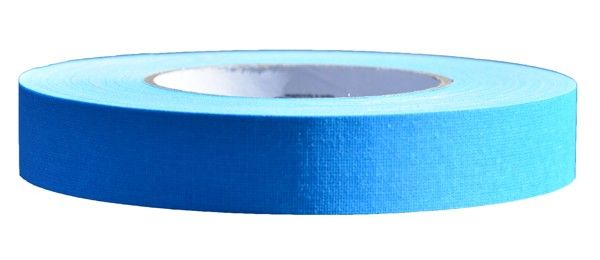 Premium Fluorscent Blue Gaffer Tape - 1 Inch x 50 Yards | Durable, High-Temperature Adhesive for Event Production, Climbing Walls and DIY Projects