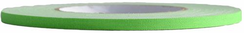 Fluorescent Green 1/4 Inch Wide Gaffer Tape - Premium Adhesive for Film, Photography, and DIY Projects