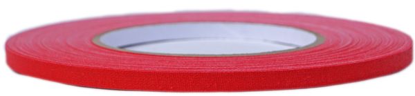 Red 1/4 Inch Wide Gaffer Tape - Premium Adhesive for Film, Photography, and DIY Projects