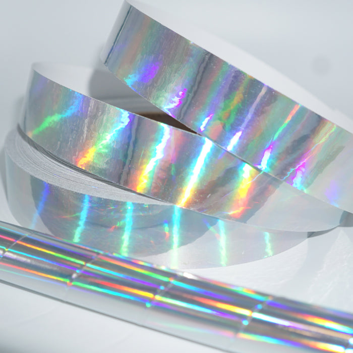 Silver Sheen Holographic Rainbow Tape