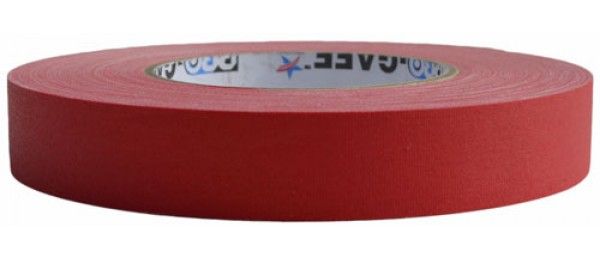 Premium Red Gaffer Tape - 1 Inch x 55 Yards | Durable, High-Temperature Adhesive for Event Production, Climbing Walls and DIY Projects