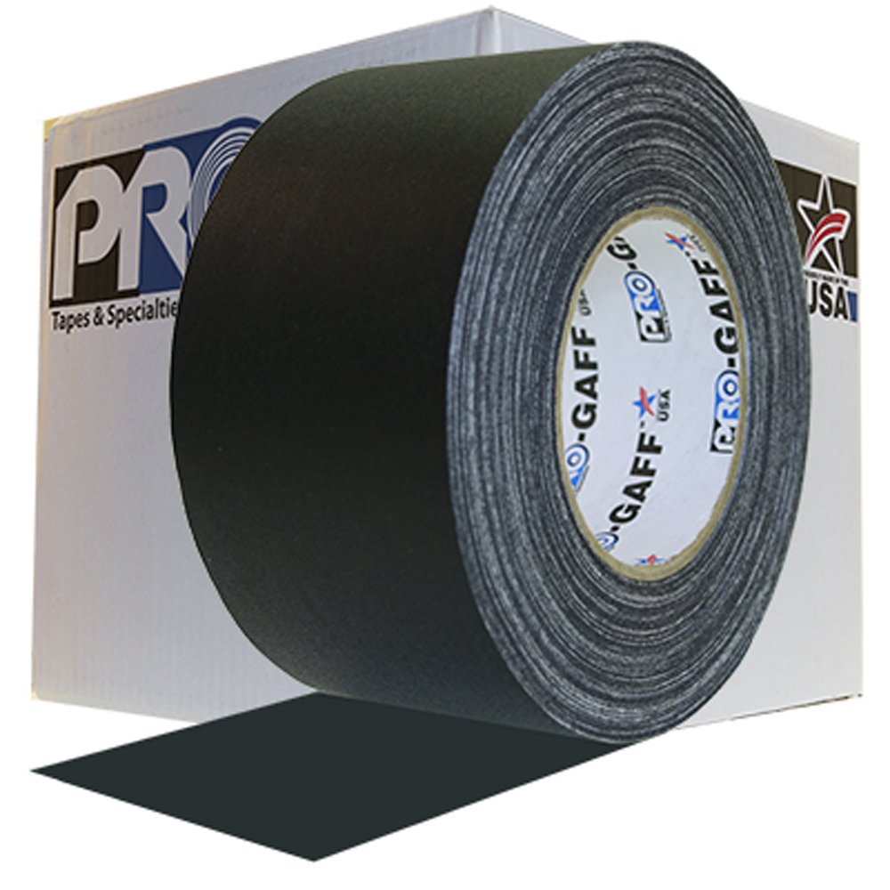 Black Gaffer Tape 3" X 55yd (CASE OF 16 ROLLS) SHIPS IN 24hrs