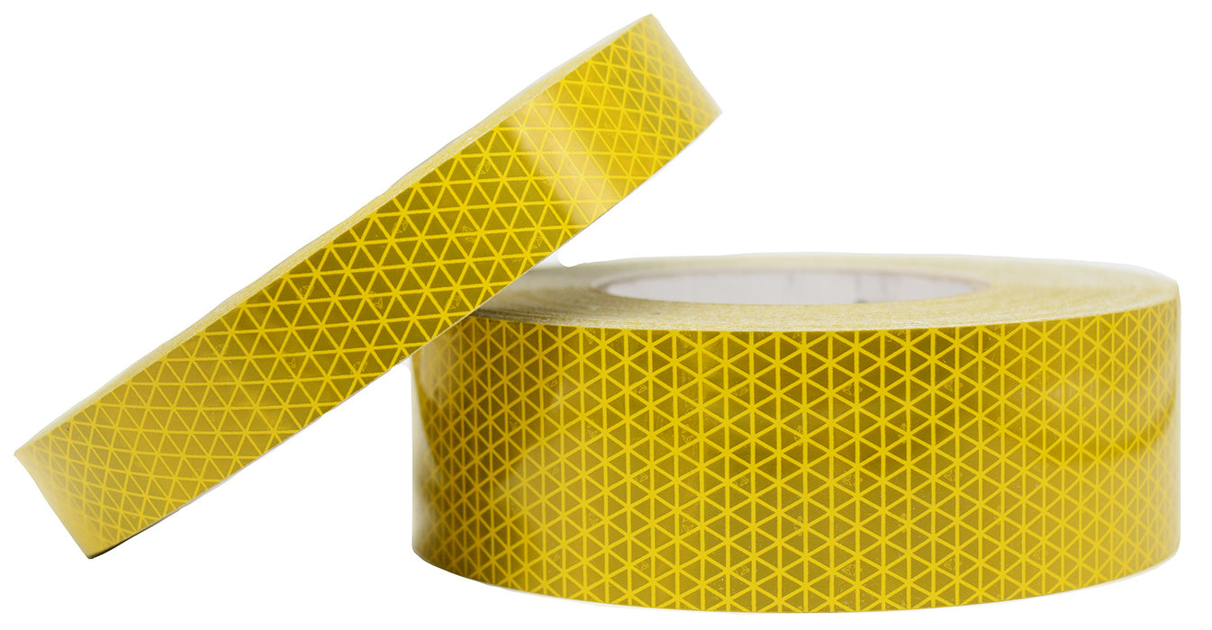 Outdoor Reflective Tape - Oralite High-Intensity Retro-Reflective Tape - V92 Yellow (5-mils thick)