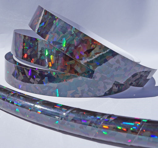 SE72 Silver Holographic PET Film :: 1010mm wide - dorotape