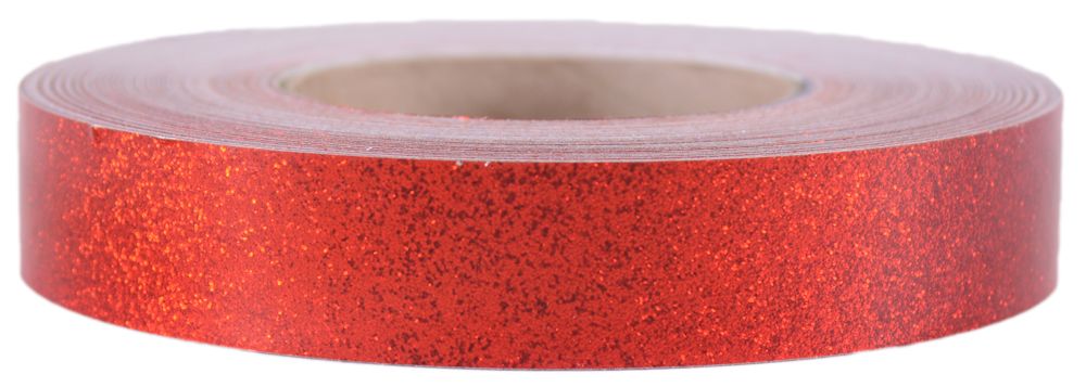 Cherry Red Glitter Arts and Crafts Tape (150 feet)