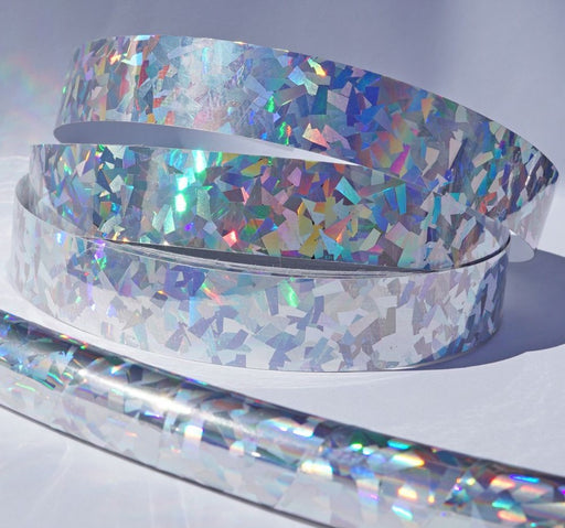 Silver Holographic Streamer Tape