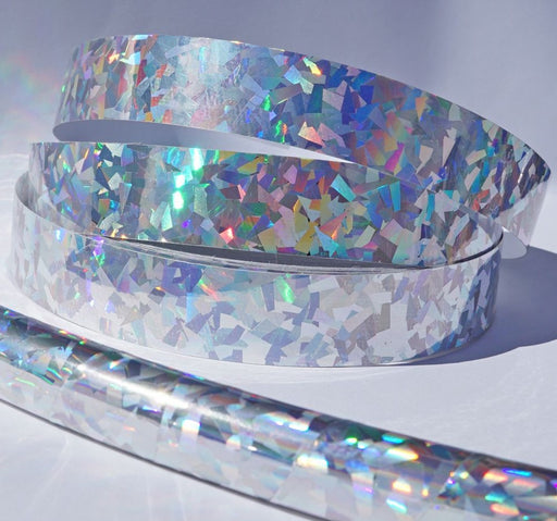 SE72 Silver Holographic PET Film :: 1010mm wide - dorotape