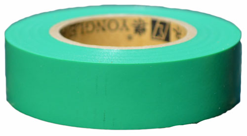 Green Vinyl Harness Tape 3/4