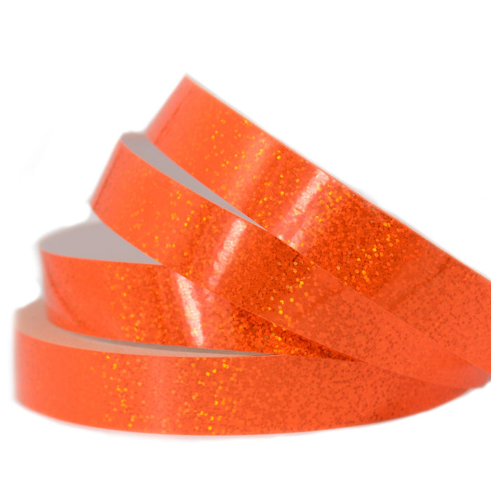 Fluorescent Orange Sequin Tape (150 feet)
