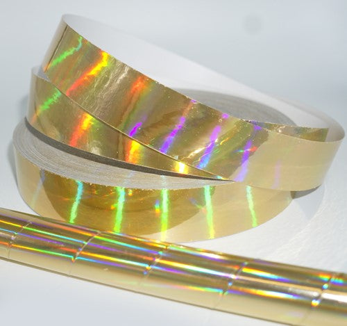 Golden Plasma Holographic Rainbow Tape (150 feet)