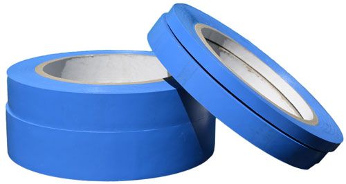 Medium Blue Industrial Vinyl Safety Tape 1/2" X 36-yd