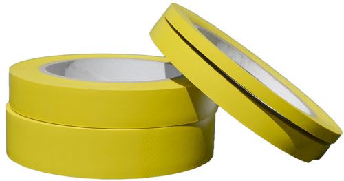 Yellow Industrial Vinyl Safety Tape 1/2" X 36-yd